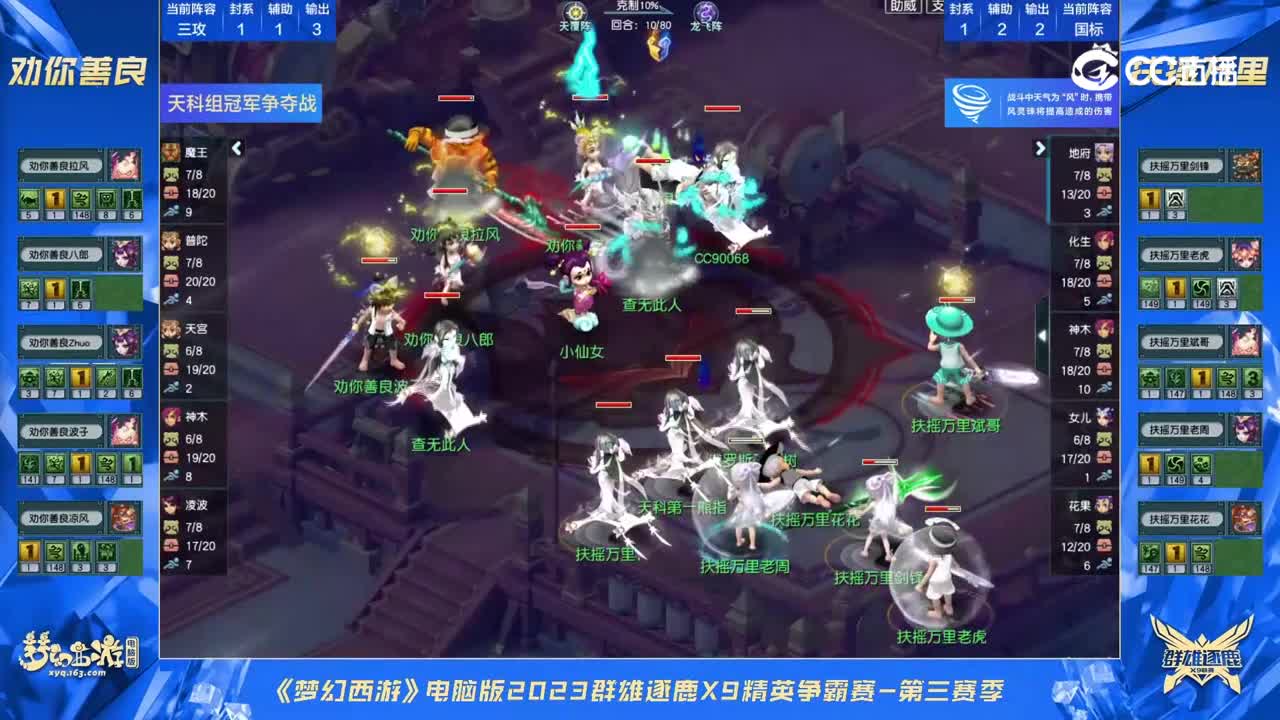 【2023群雄逐鹿】天科组第三届总决赛：扶摇万里VS劝你善良【CC情报站】