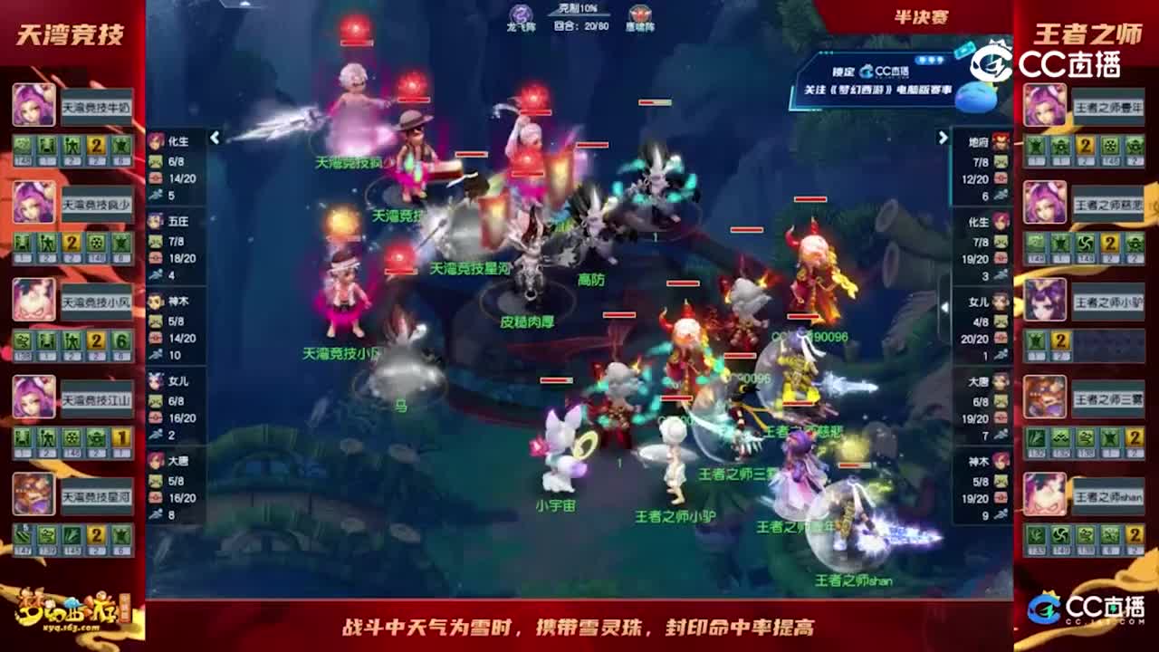 【2023群雄逐鹿】天元组第四届决赛第五轮（半决赛）：王者之师VS天湾竞技【CC情报站】
