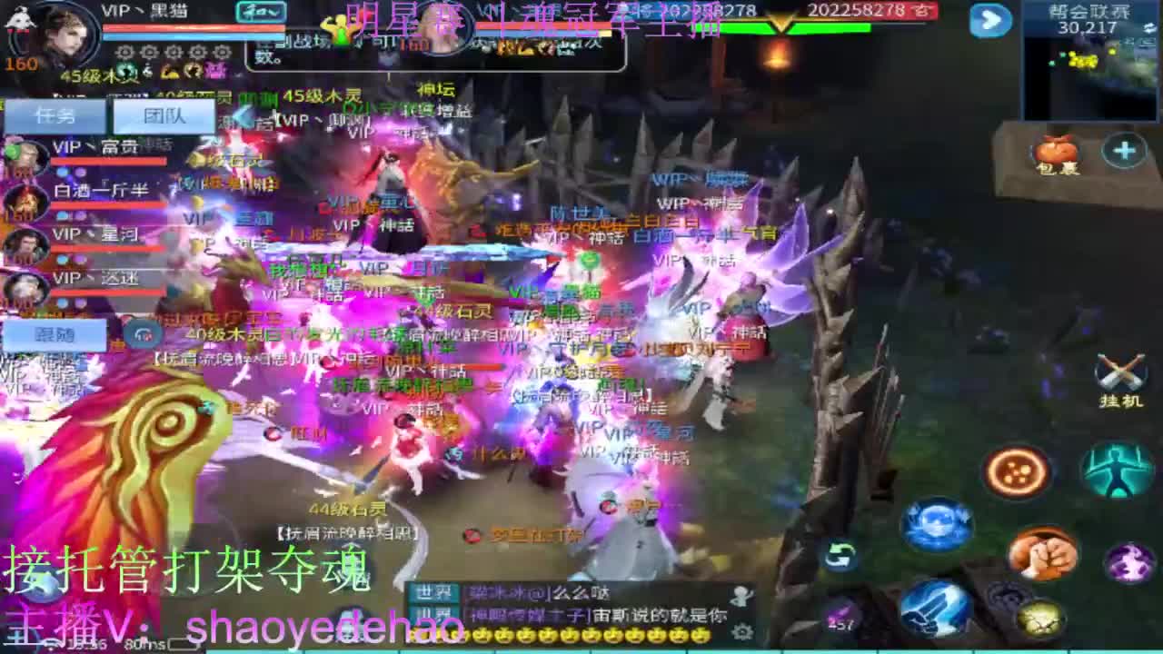 接天门山 托管 打架夺魂比武 背饰！ 第1段