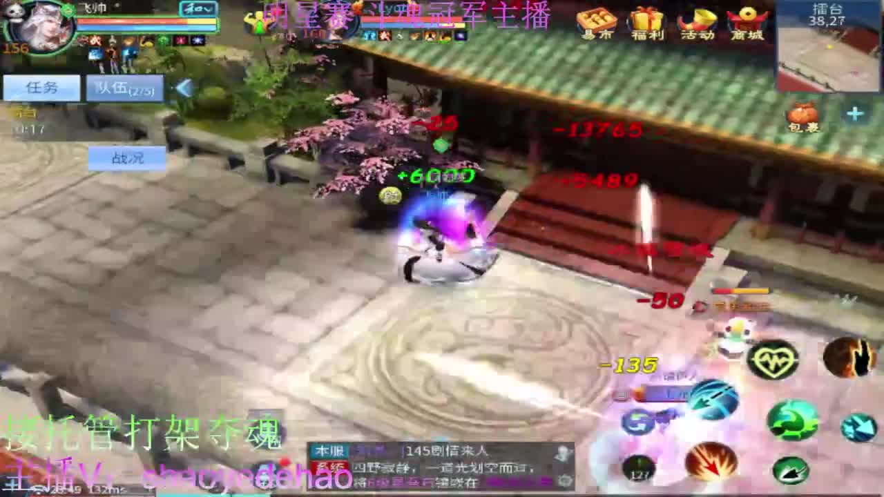 接天门山 托管 打架夺魂比武 背饰！ 第5段