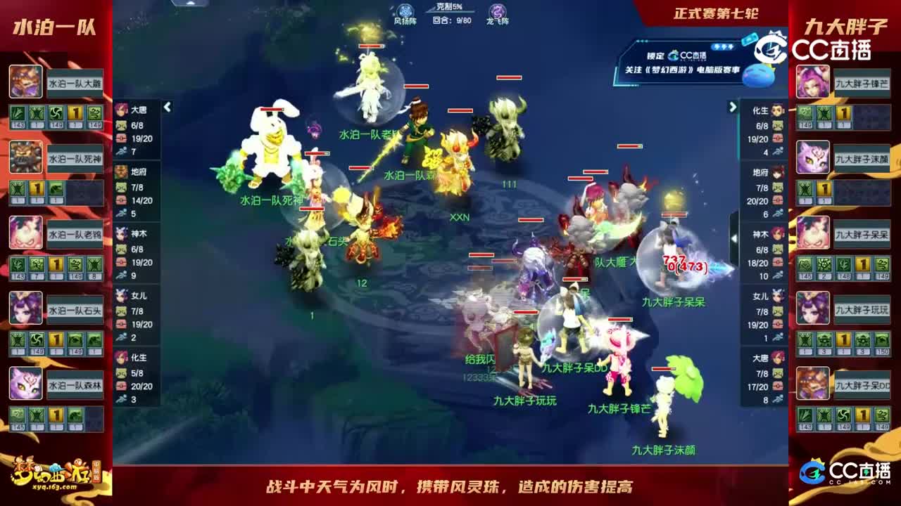 【2023群雄逐鹿】天元组第五届正式赛第七轮：九大胖子VS水泊一队【CC情报站】