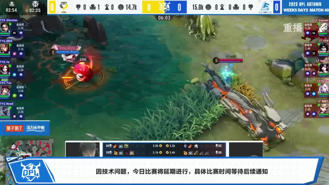 《决战！平安京》OPL秋季赛 第2段