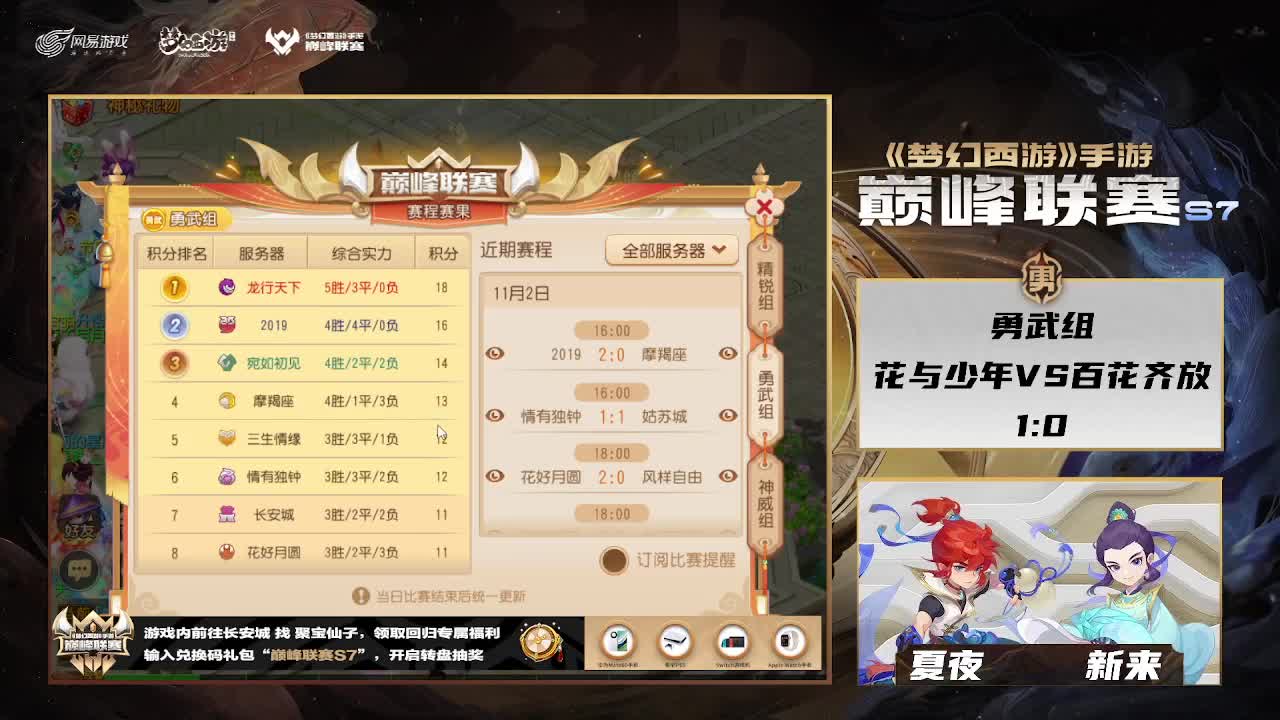 巅峰联赛S7赛季常规赛副舞台 第11段