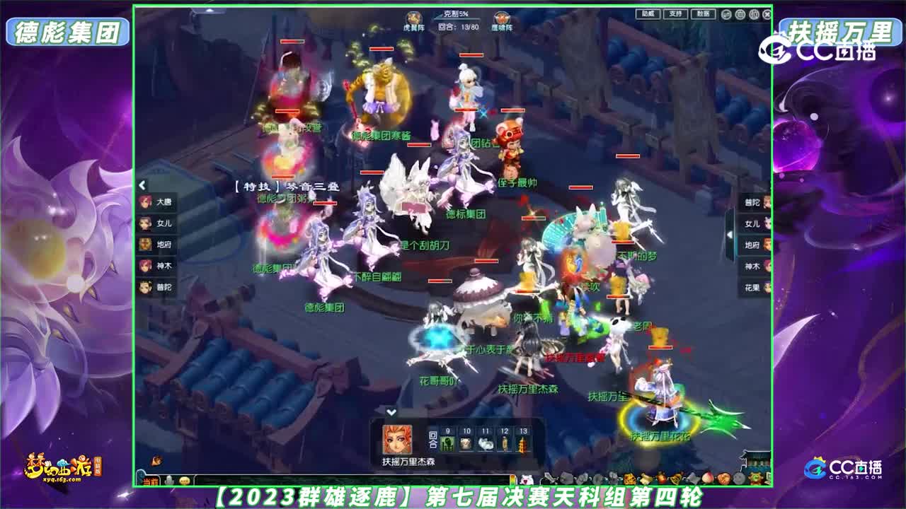 【2023群雄逐鹿】第七届决赛天科组第四轮：德彪集团 VS 扶摇万里【CC情报站】