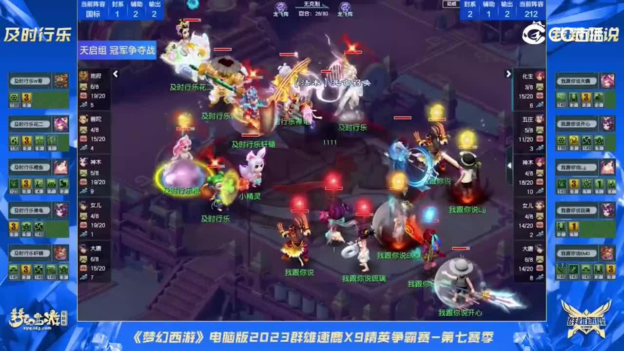 【2023群雄逐鹿】天启组第七届总决赛：我跟你说VS及时行乐【CC情报站】