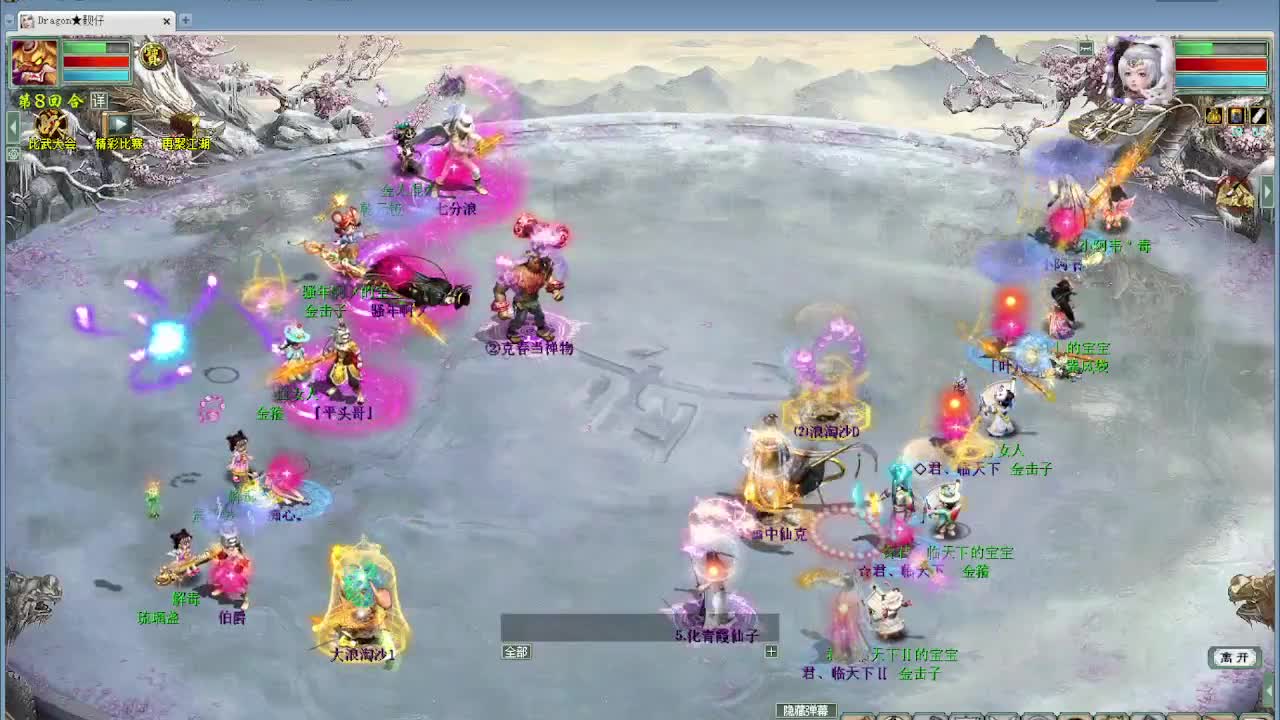 比武大会君临天下VS 第9段
