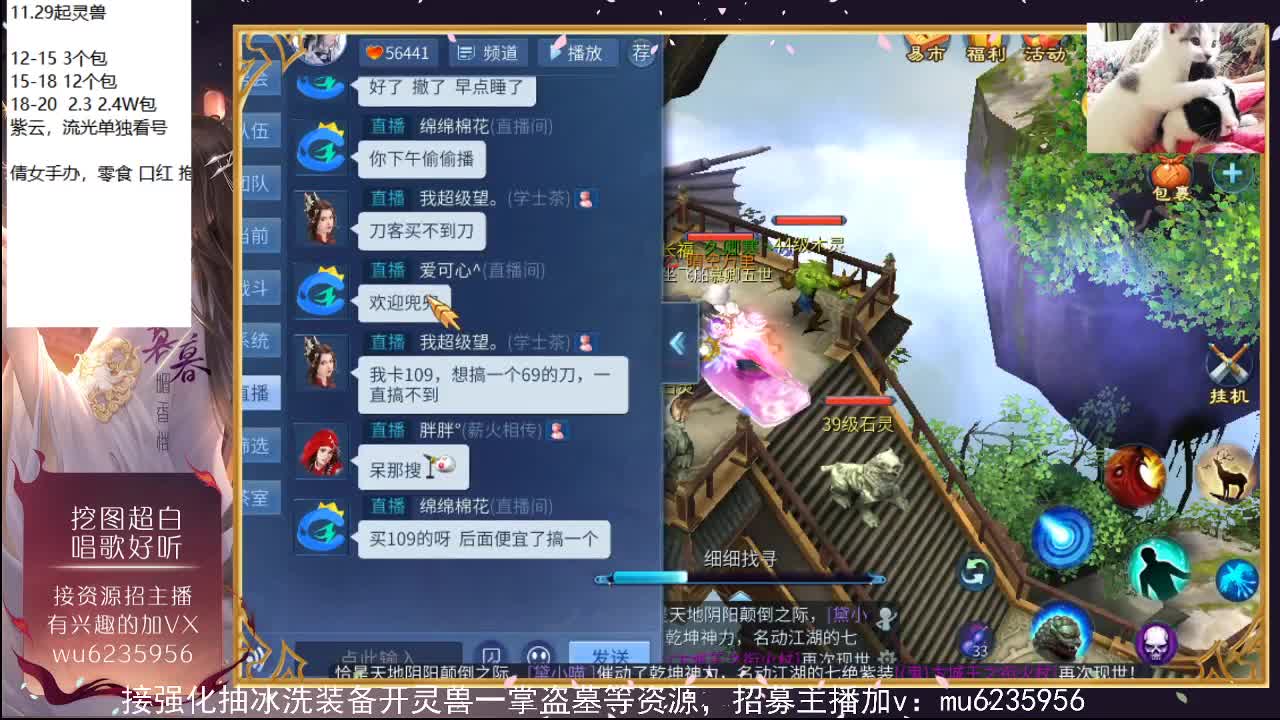 唱歌，聊天，包强化，资源白~ 第1段