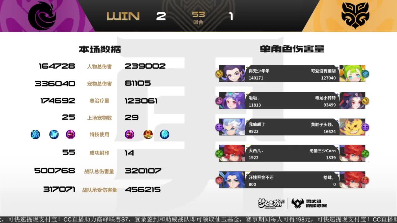 巅峰联赛S7季后赛-勇武组 第5段