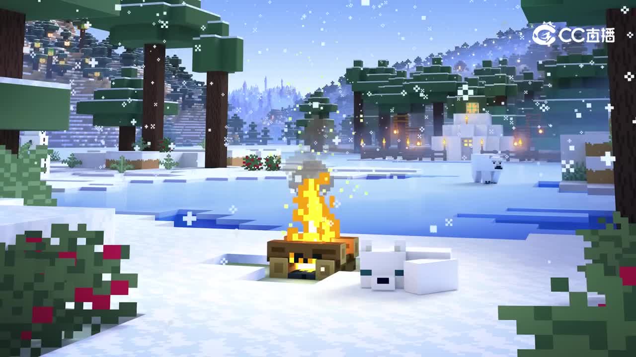 舒缓的 Minecraft –– 宁静的雪