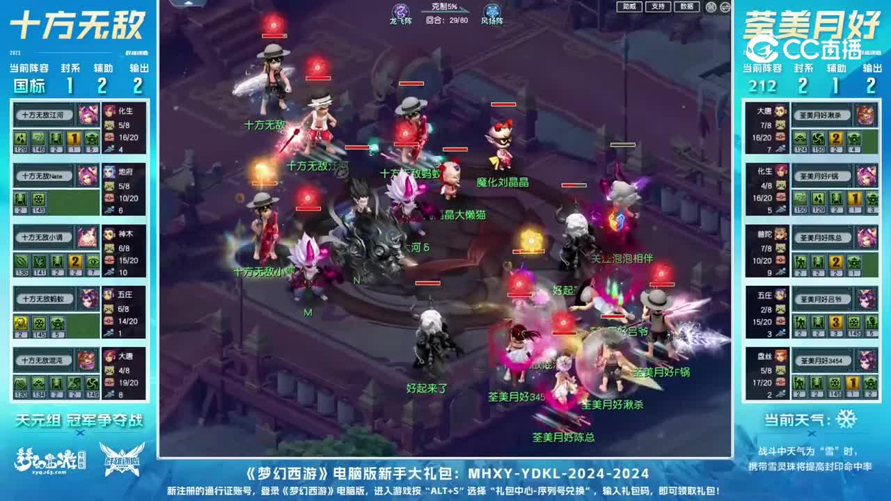 【2023年度群雄逐鹿】天元组年度群雄逐鹿总决赛：荃美月好VS十方无敌【CC情报站】