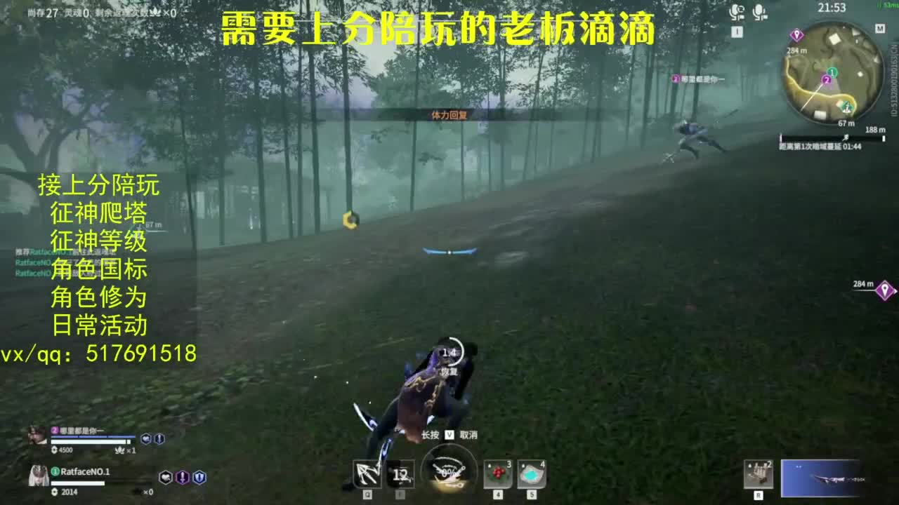 接上分.陪,征神.日常.20级聚义厅动作 第1段