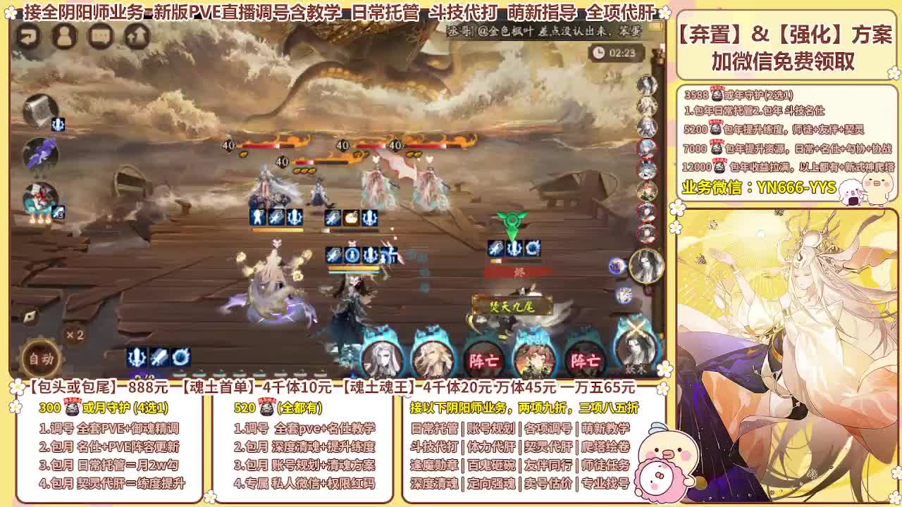 直播调号/崽战/托管/代肝 第8段