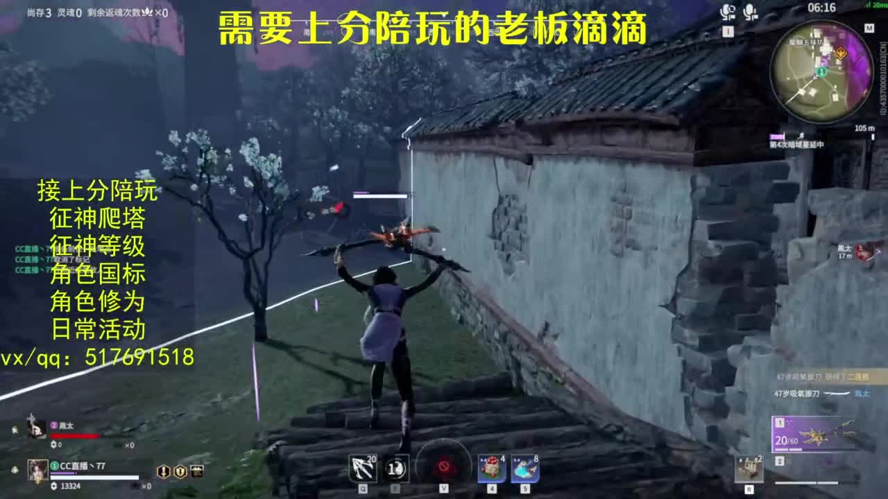 接上分.陪,征神.日常.20级聚义厅动作 第12段