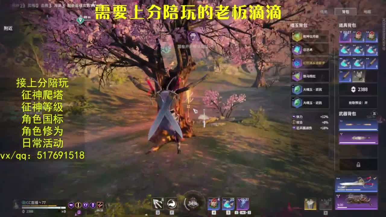 接上分.陪,征神.日常.20级聚义厅动作 第8段