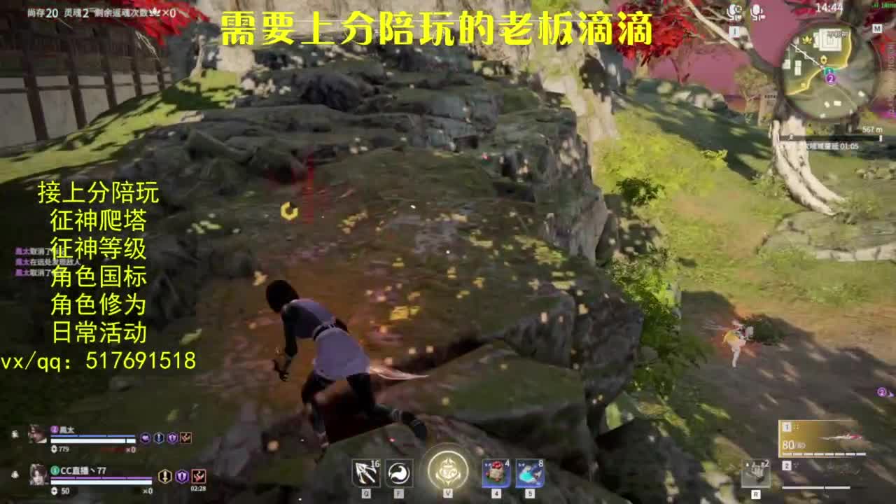 接上分.陪,征神.日常.20级聚义厅动作 第9段