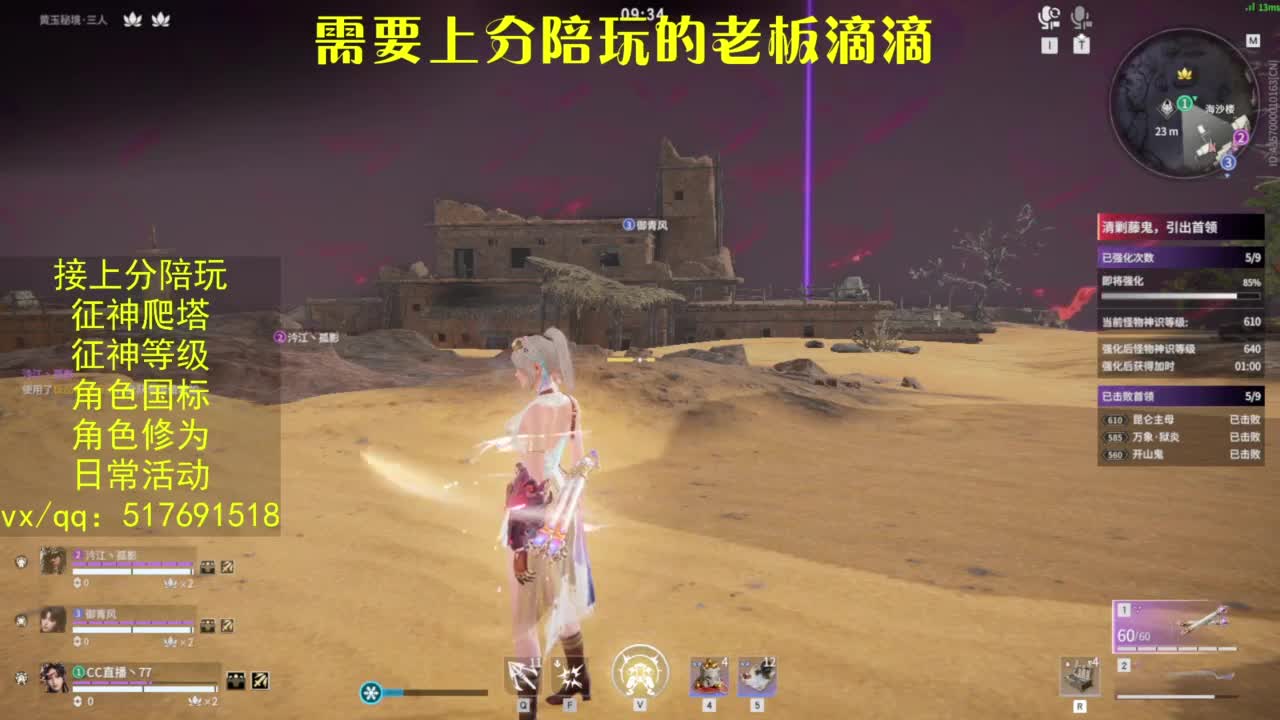 接上分.陪,征神.日常.20级聚义厅动作 第12段