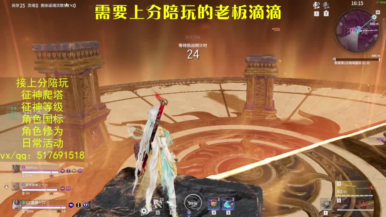 接上分.陪,征神.日常.20级聚义厅动作 第10段