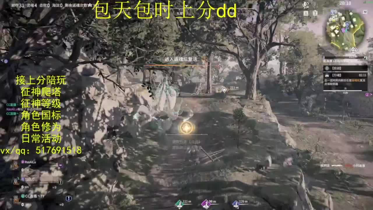 接上分.陪,征神.日常.20级聚义厅动作 第1段