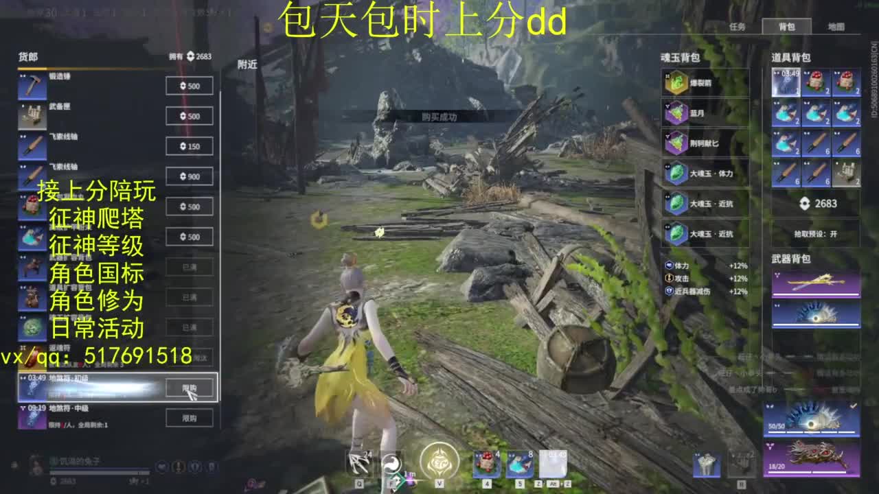 接上分.陪,征神.日常.20级聚义厅动作 第4段