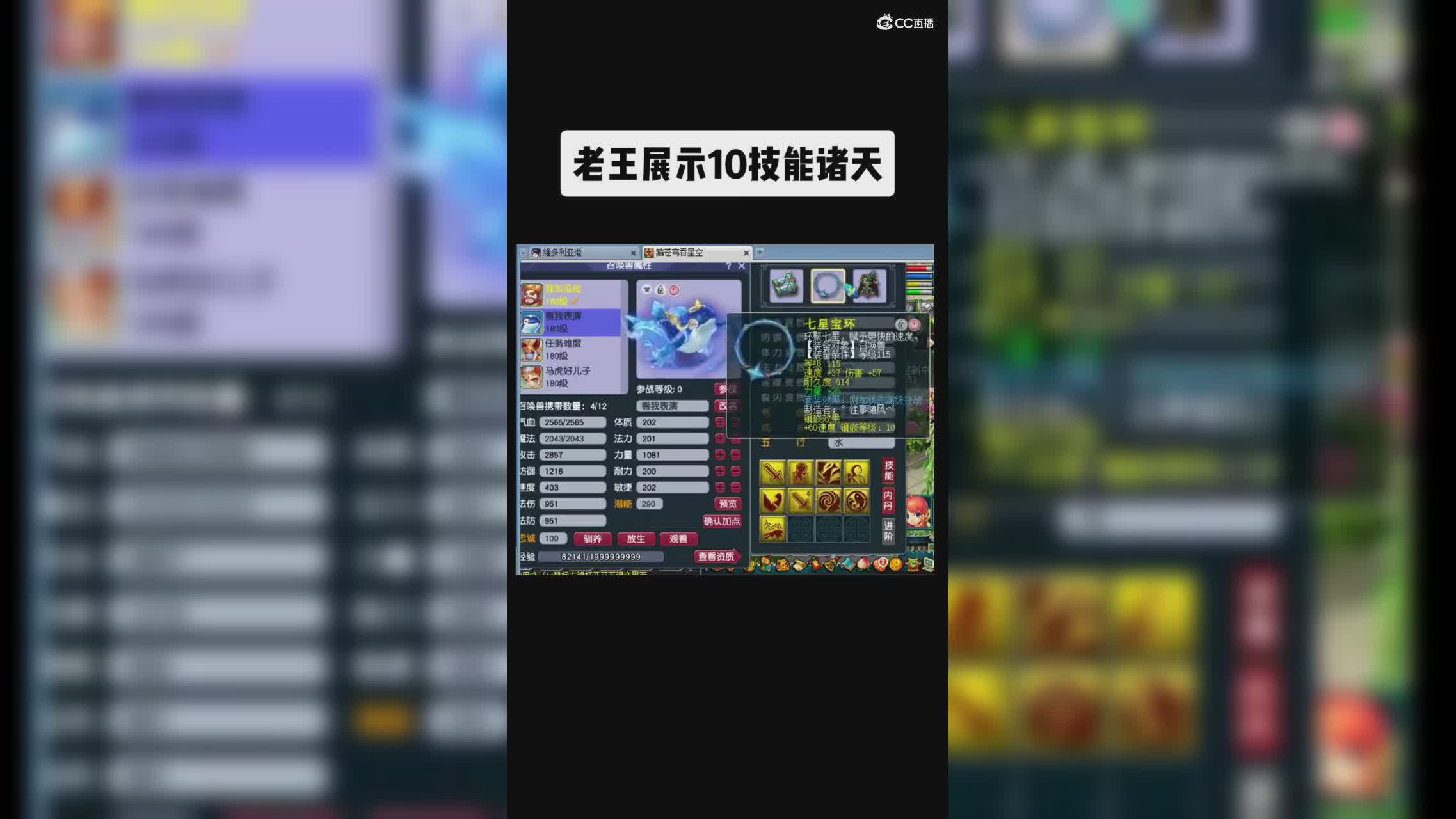 老王展示10技能诸天正法 没有一个技能多余