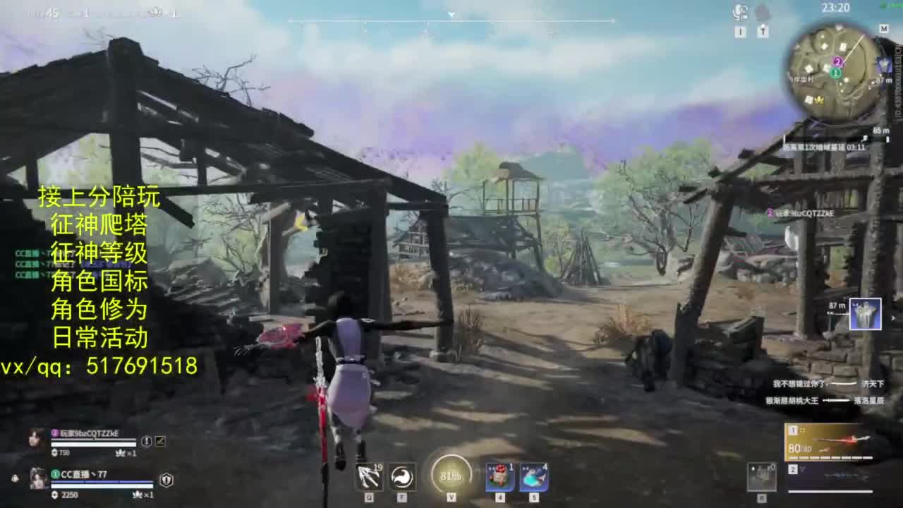 接上分.陪,征神.日常.20级聚义厅动作 第10段