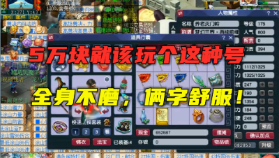 梦幻西游：5万玩个什么号合适？老王告诉你标准答案，俩字舒服！