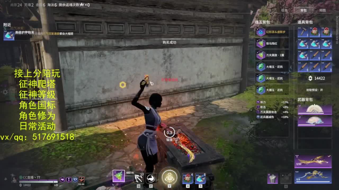 接上分.陪,征神.日常.20级聚义厅动作 第1段