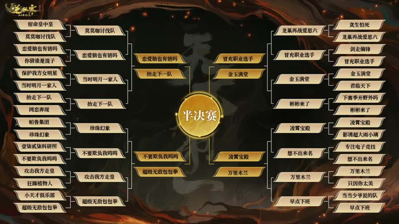 【重播】《逆水寒》赛季服第二届天下第一淘汰赛 第6段