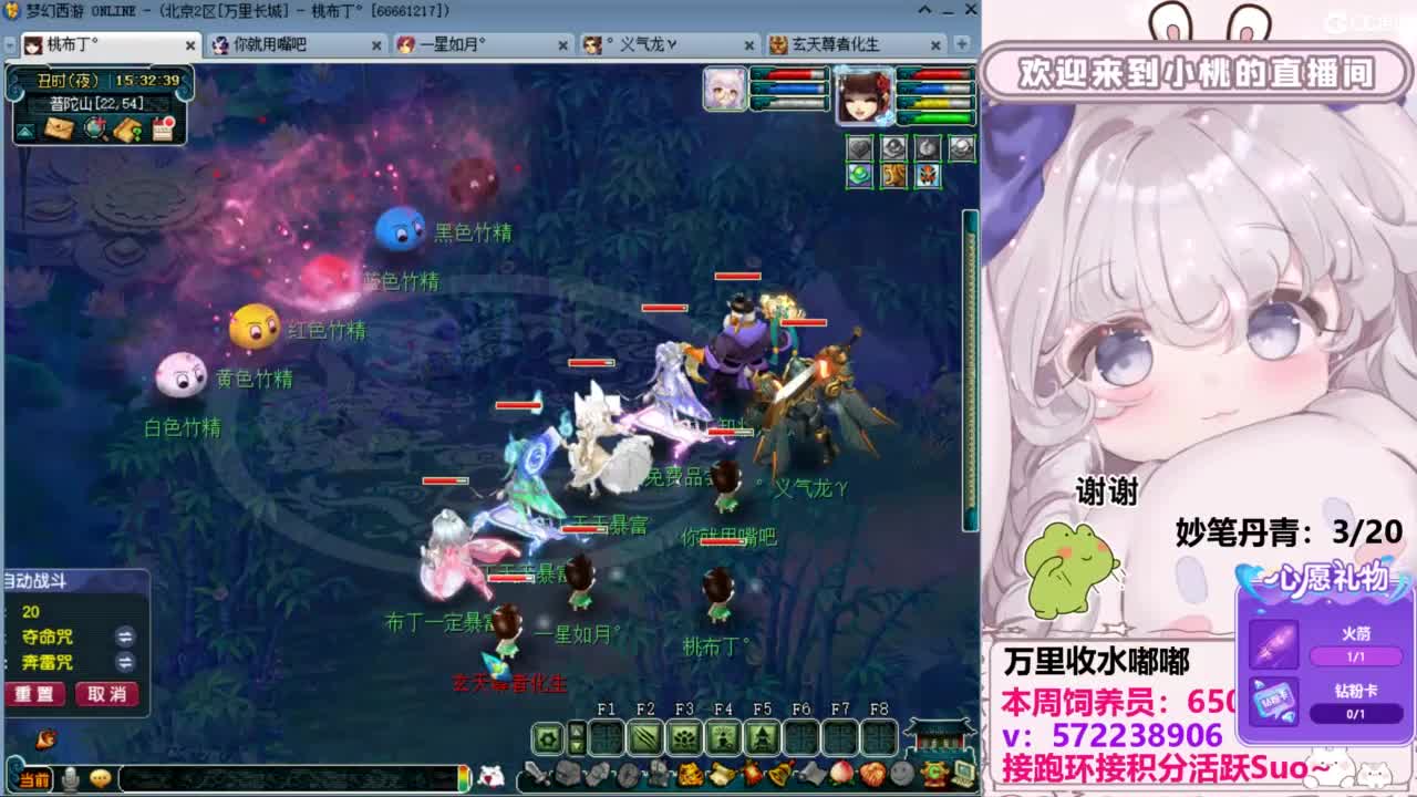 桃布丁：接跑环积分等 第1段
