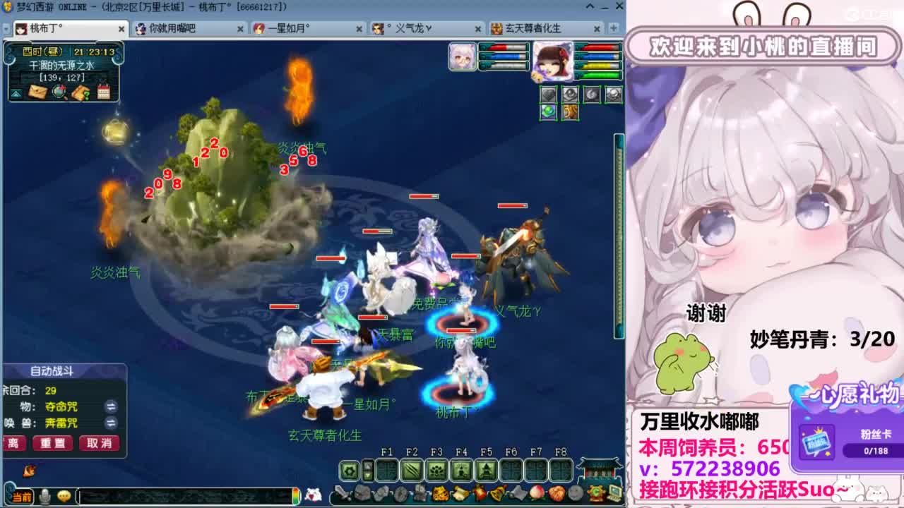 桃布丁：接跑环积分等 第4段
