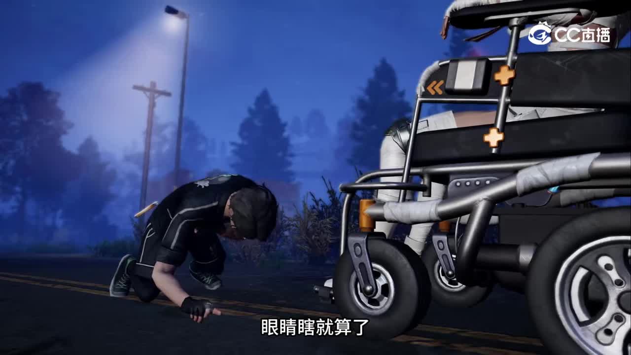 先生你是说我时速40迈的轮椅把你撞倒了是吗