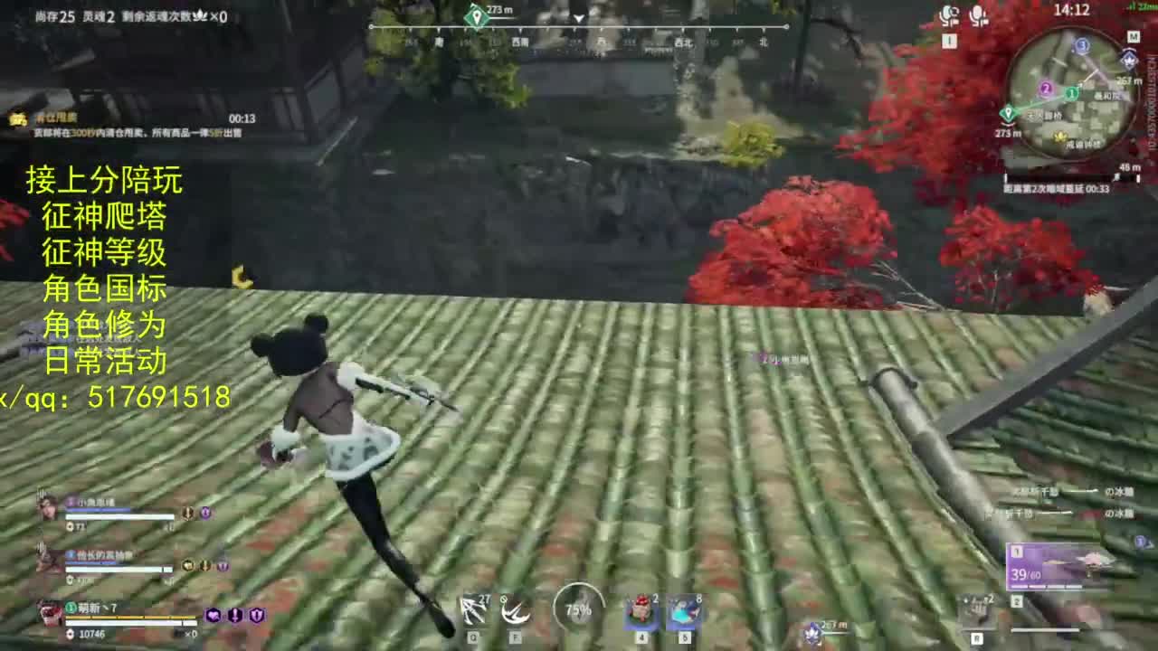 接上分.陪,征神.日常.20级聚义厅动作 第9段