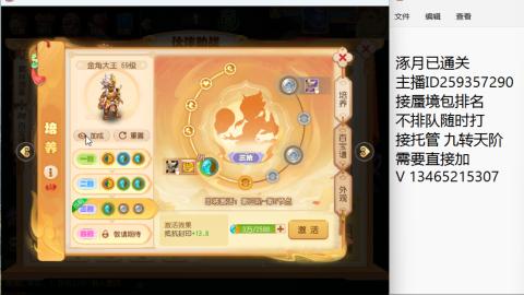 涿月已通关接蜃境托管