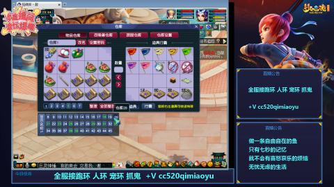全服接跑环  人环  宠环  抓鬼