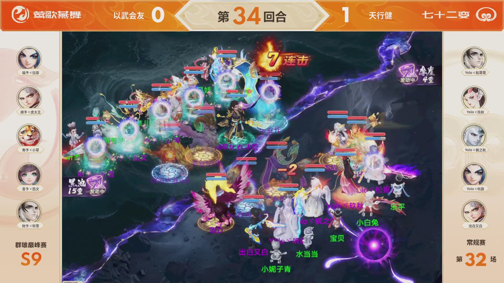 《大话西游》手游群雄巅峰赛S9常规赛