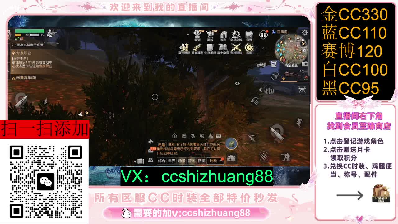 永久限时CC全区特价秒发 第4段