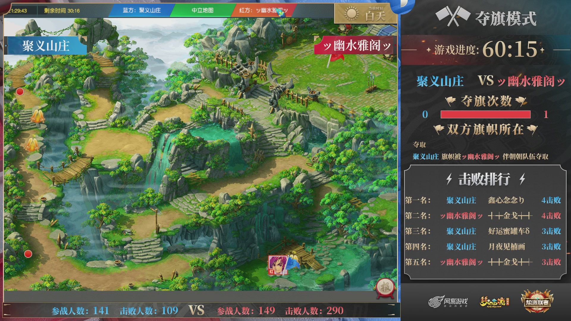 【重播】第31联帮派联赛总决赛-夺旗模式