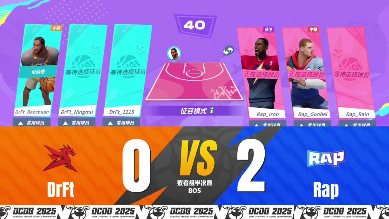 【重播】全明星街球派对2025全球冠军赛 入围赛 第8段