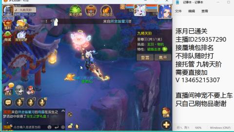 接九转蜃境托管~