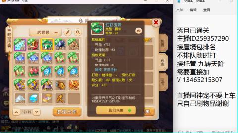 接九转蜃境托管~