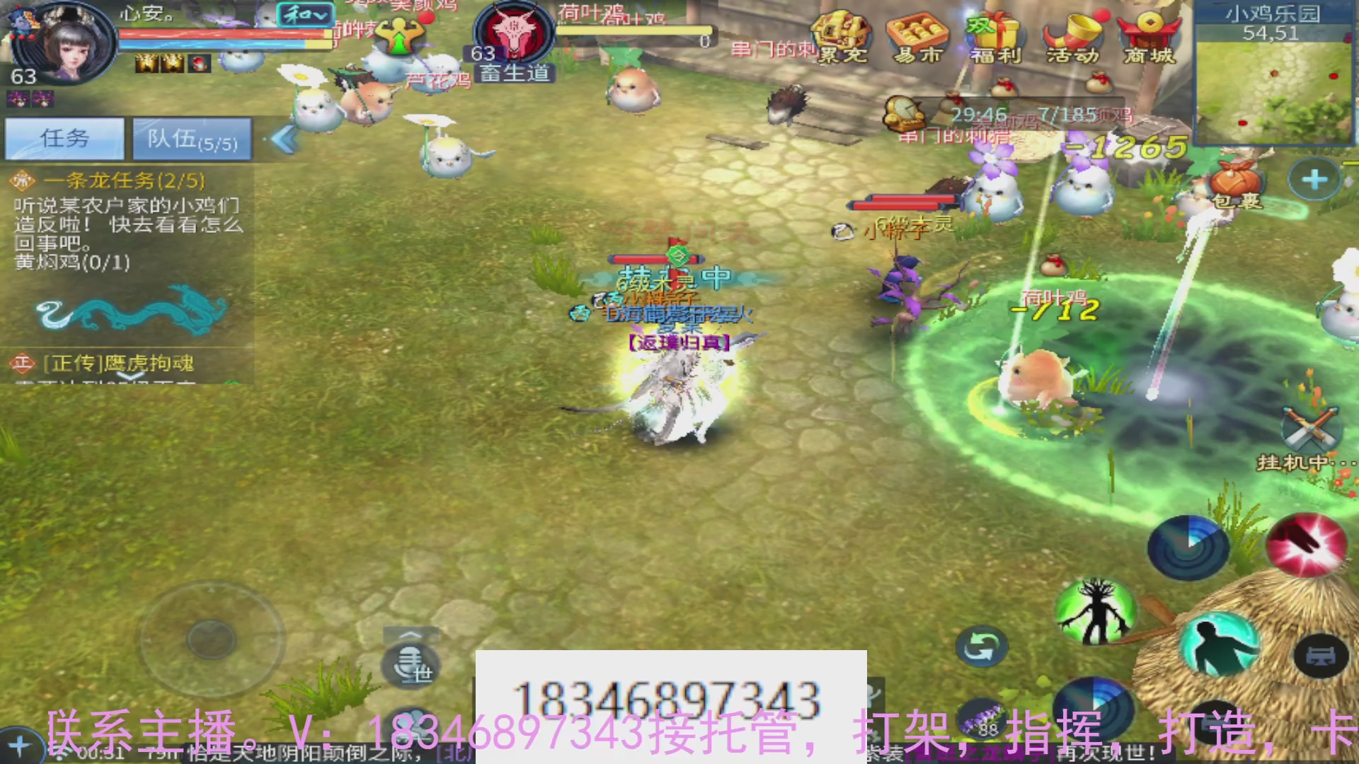 需要托管么？倩女最敬业主播