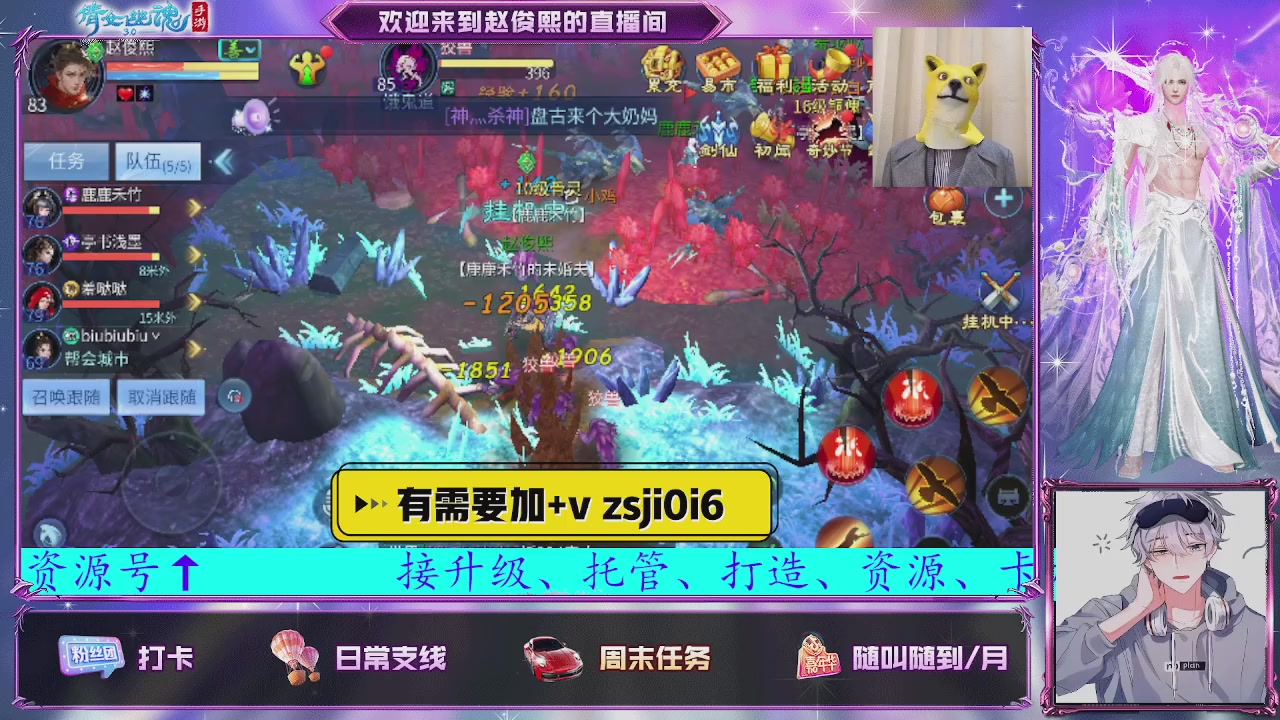 接托管、接各种~