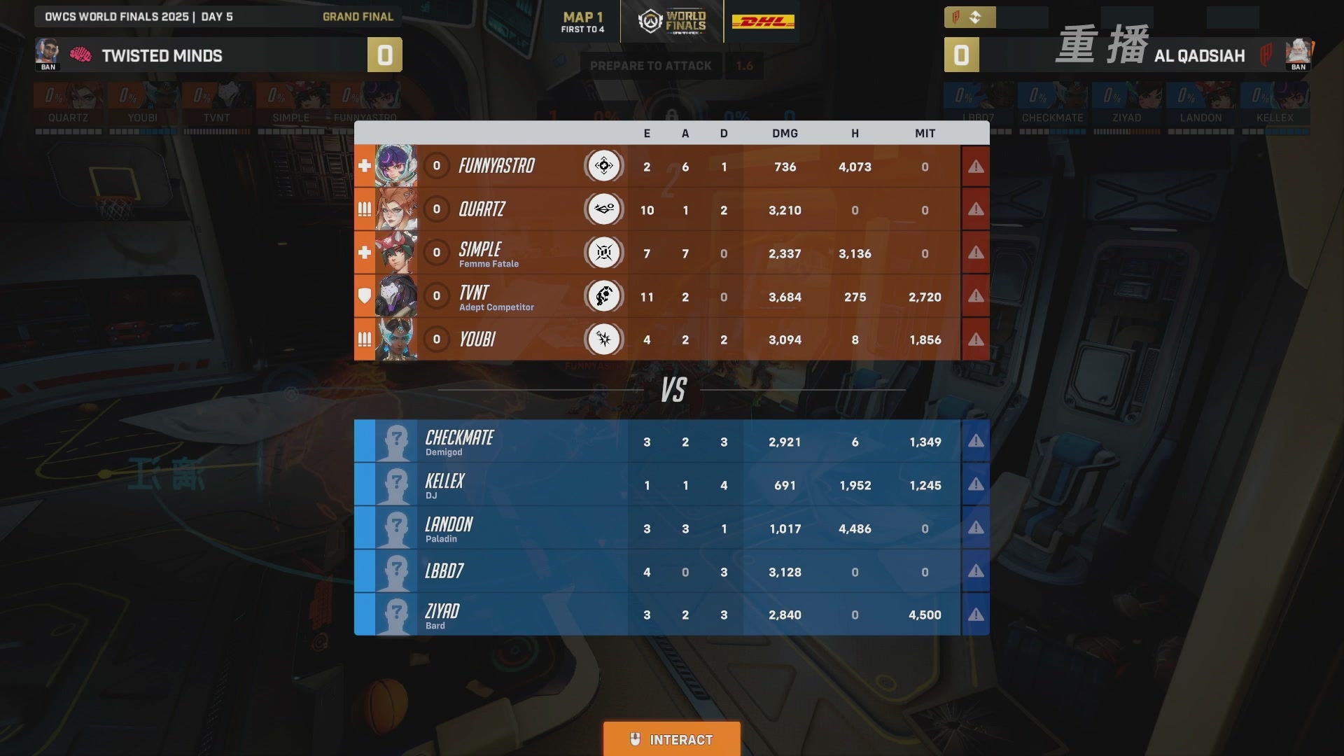 【重播】2025守望先锋全球总决赛 DAY5