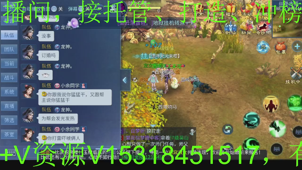 接大区托管，打造，打架，冲榜~感谢支持！