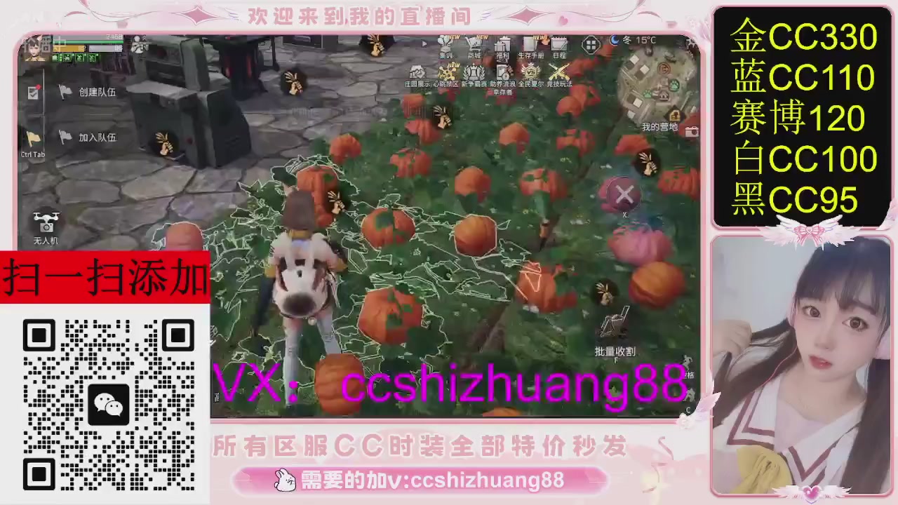 特价出所有区服CC时装现货。