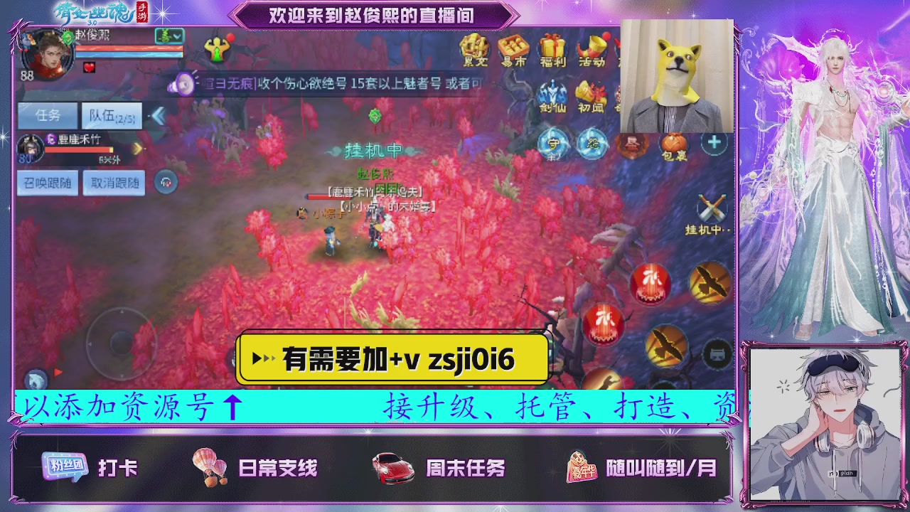 接托管、接各种~