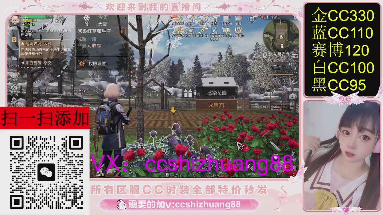 特价出所有区服CC时装现货。