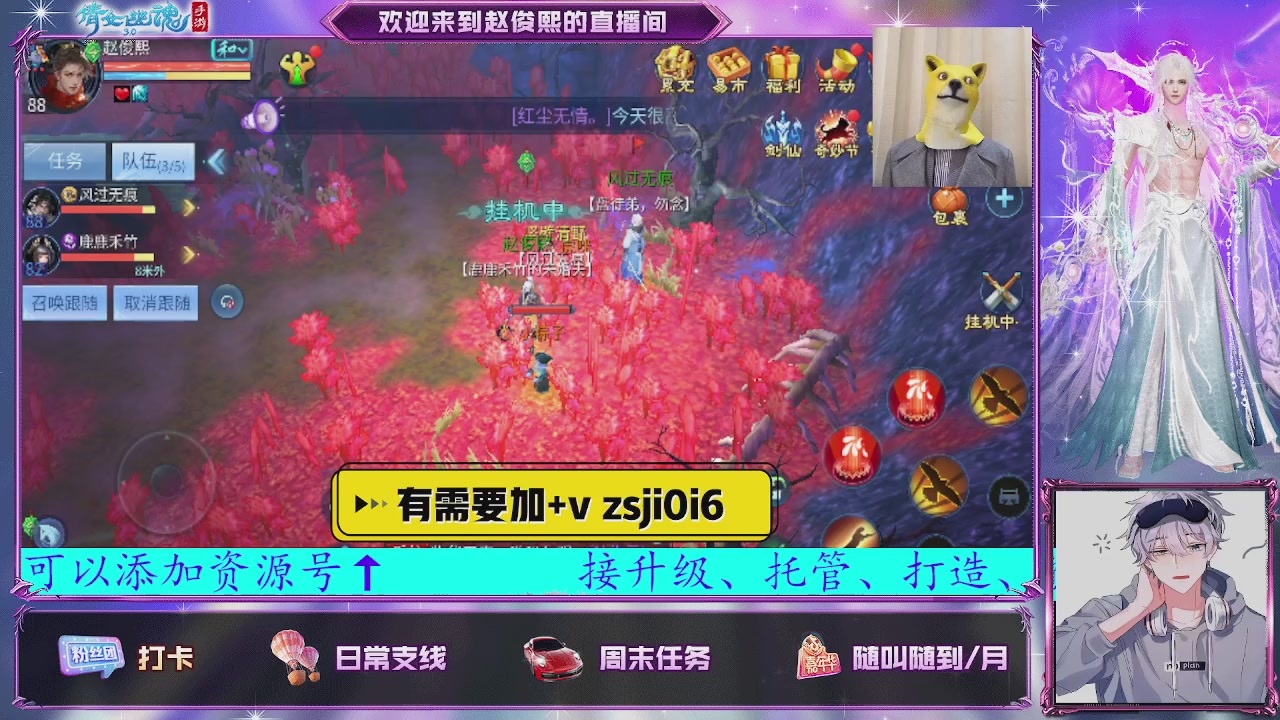 接托管、接各种~