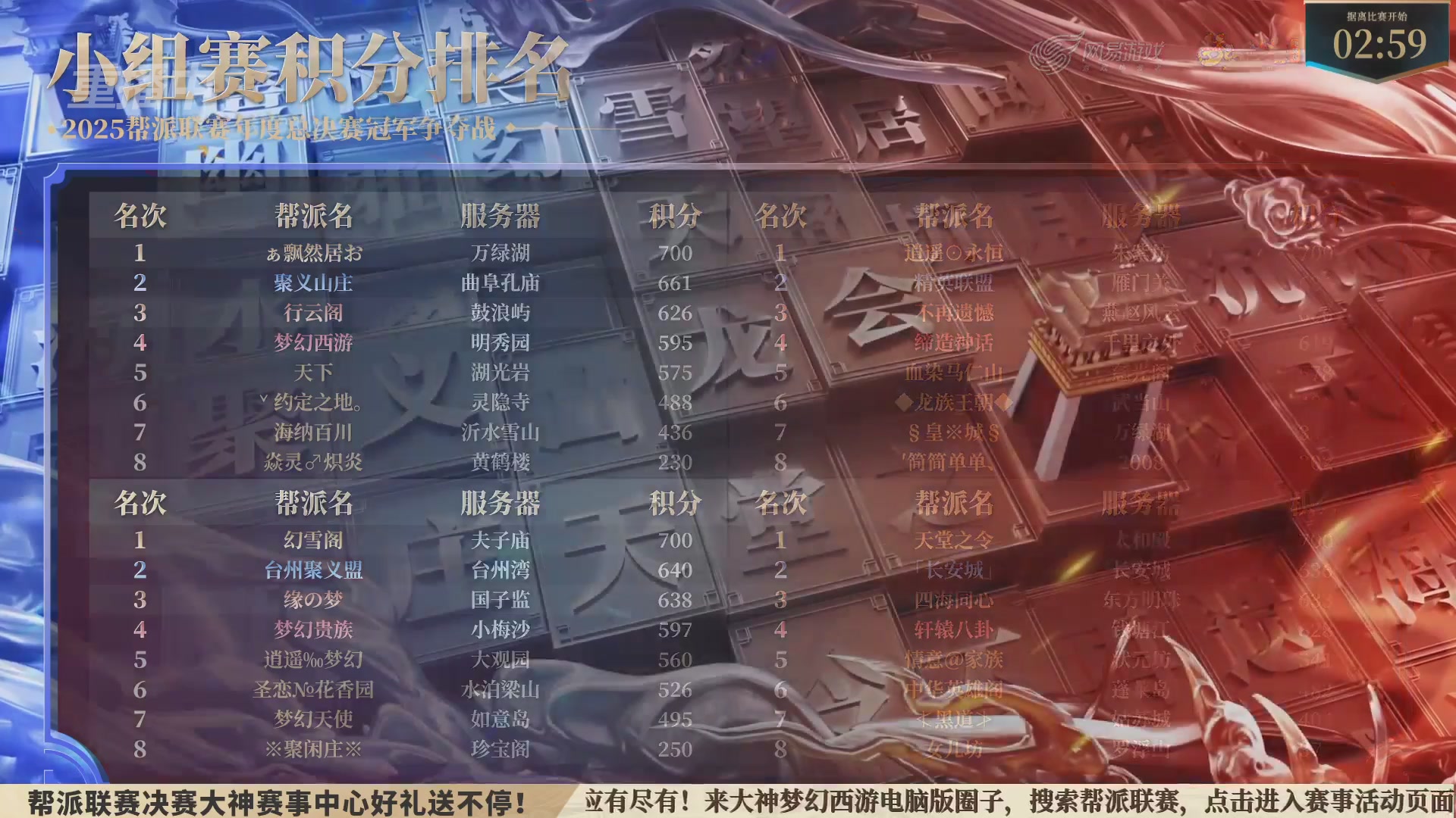 【重播】2025帮派联赛年度总决赛-冠军争夺战