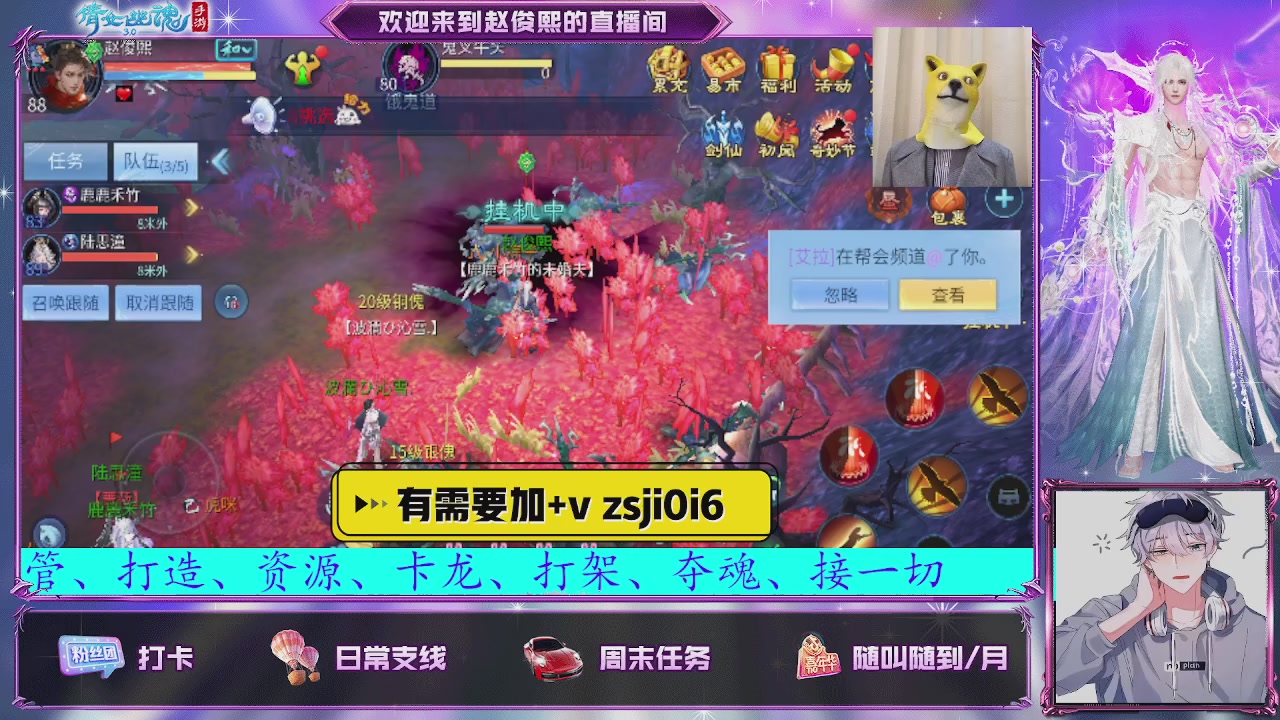 接托管、接各种~